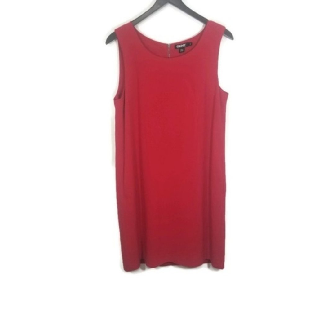 DKNY Sleeveless Red Dress Size M